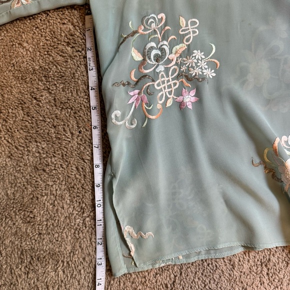 VINTAGE Oscar de la Renta silk top - Picture 8 of 13